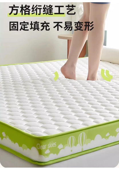 Thai latex filling Mattress Floor mat Foldable Slow rebound Tatami Cushion Cover Bedspreads 5/8cm thickness King Twin Queen Size