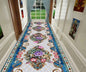 Luxury Classic Style Lobby Long Corridor Carpet Floral Wedding Passageway Large Area Rug Comfortable Washable Non-slip Floor Mat