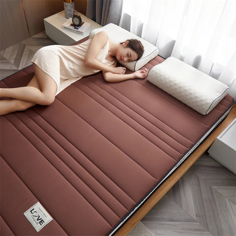 Latex mattress lamb fleece household 1.8/2.0m fashion tatami thickened student dormitory single double cushion warm mat