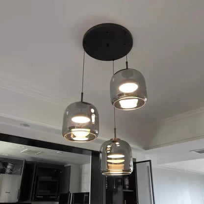 Glass LED Pendant Light for Kitchen, Restaurant, Hanging Lamp, Modern Bedroom, Bedside Shop Decoration, Ceiling Chandeliers, Lustres Decor