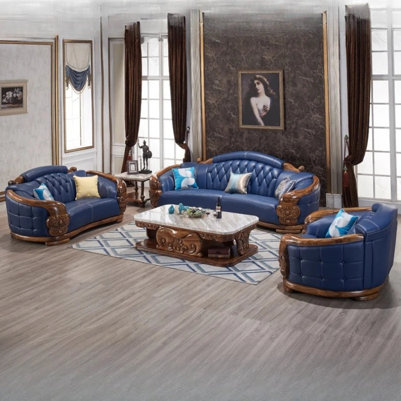 Classic Double Sofa Game Apartment Cushion Corner Elegant Sofa Relaxing Couples Luxury Divani Da Soggiorno Home Decoration