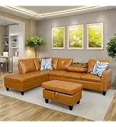 Cars Sofa for Living Room Set 3 Piece Modern Decor Loveseat Set with Arms and Nailhead,Includes Couch and A
