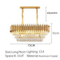 Luxury Modern Crystal Ceiling Chandelier For Living Room Lights Lustre Home Decor Indoor Lighting LED Dining Room Pendant Light