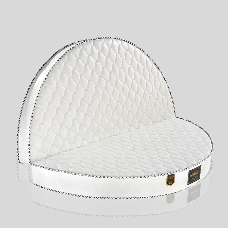 Cozy Spring Round Mattresses Hard Foldable Folding Queen Round Mattress King Size Sleeping Colchon Plegable Bedroom Furniture