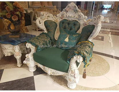 Elegant Style Arabic Couch Furniture Lounge Chair Living Room Sofa Set