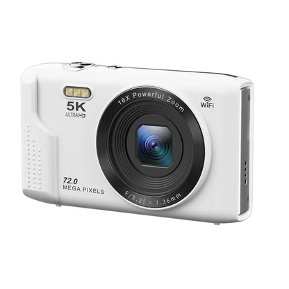Digital Camera 72MP Vlogging Camera 16X Zoom Video Camera 2.8inch LCD Screen for Teens Adult Beginner