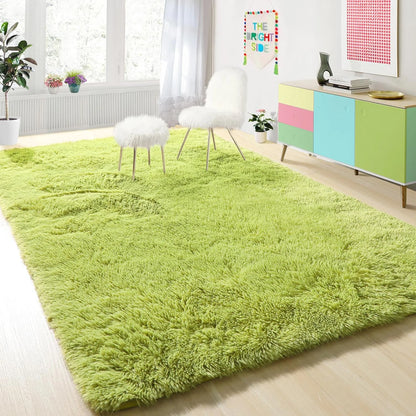 Grey Area Rugs for Living Room Bedroom carpet Soft Plush Fluffy Rug for Dorm Room Classroom Home Office Nursery Thick Carpet