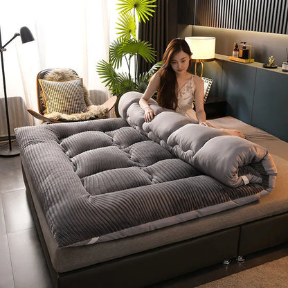 Inflatable Mattress Memory Foam Covers Bed Mettress Futon Folding Sleeping Mattress Base Songk Colchon Matress Latex Tatami