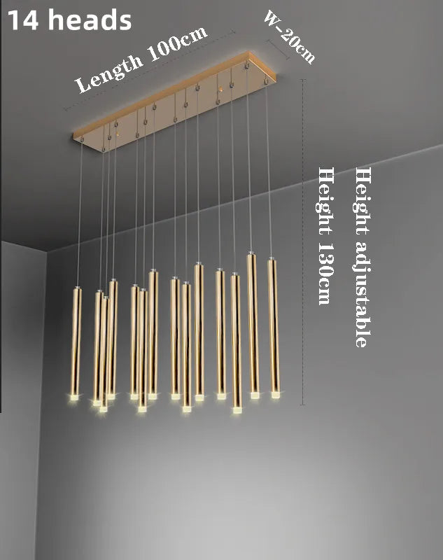 Modern Minimalist Led Dining Room Chandelier Nordic Luxury Living Room Lights Kitchen Island Dining Table Decorative Lamps