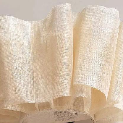 Handmade fabric LED chandelier Japanese retro study bar homestay living room fabric lighting