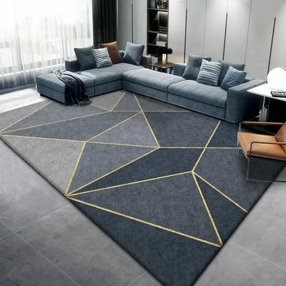 VIKAMA Light Luxury HomeLiving Room Carpet Bedroom Full Sofa Dirt Resistant And easy to care for crystal velvet carpet