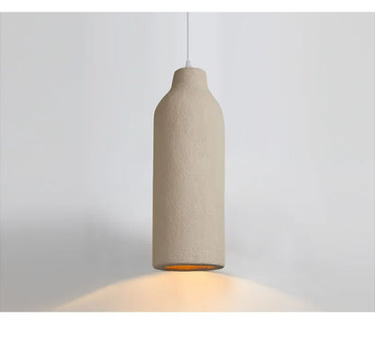 Wabi Sabi Restaurant LED Chandelier Light Bar Designer Bedroom Bedside Lamp Home Decor Cement Living Room Homestay Hanging Light