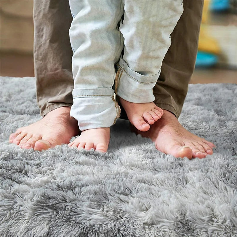 Pink Kids Carpet For Girls Bedroom Decoration Nordic large Living Room's Rugs Fluffy Hall Carpets Soft Plush Nursery Play Mats