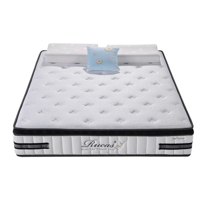 12 Inch Queen Size Memory Foam Mattress 26CM High Density Foam Compress Pocket Spring Mattresses for King Size Bed