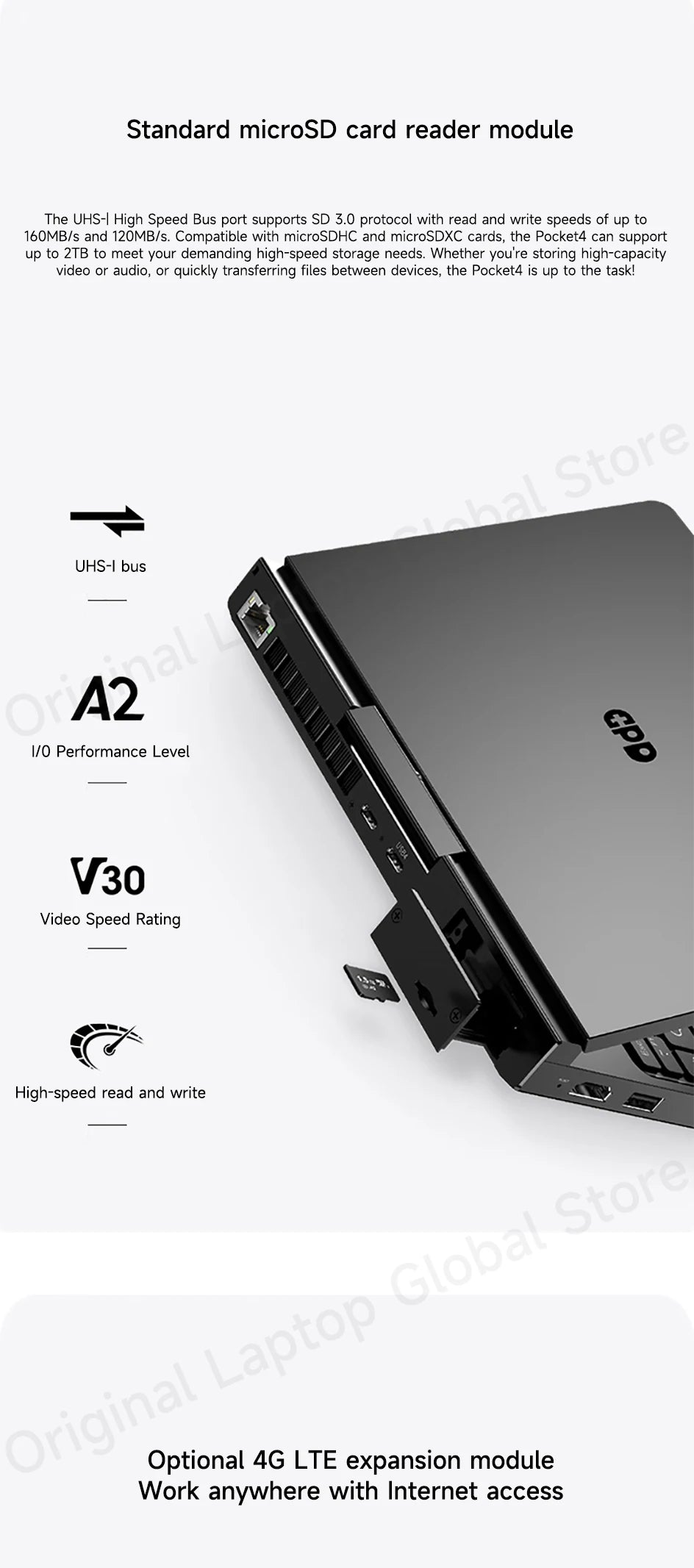 GPD Pocket 4 2025 Model AMD R7 8840U/AI 9 365/AI 9 HX 370 Processor 8.8-inch 2.5K Resolution 144 Hz Refresh Rate Mini Laptop
