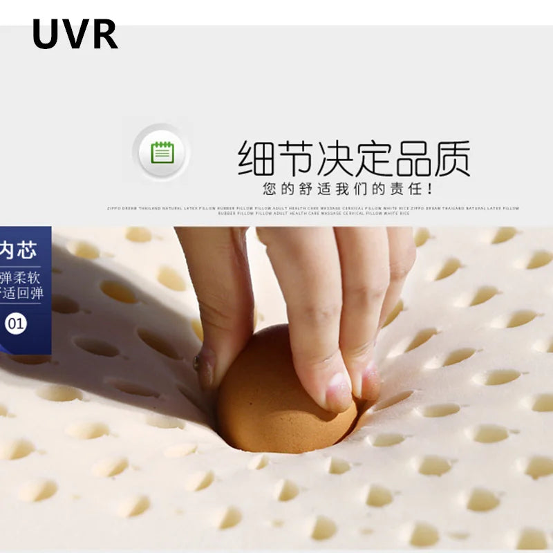 UVR High Grade Thicken High Density Natural Latex Mattress Bedroom Hotel Tatami Pad Bed Single Double Breathable Floor Mat