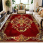European Retro Floral Large Carpet for Living Room Luxury Decoration Rug 200x300 cm Non-slip Bedroom Cloakroom Washable Soft Mat