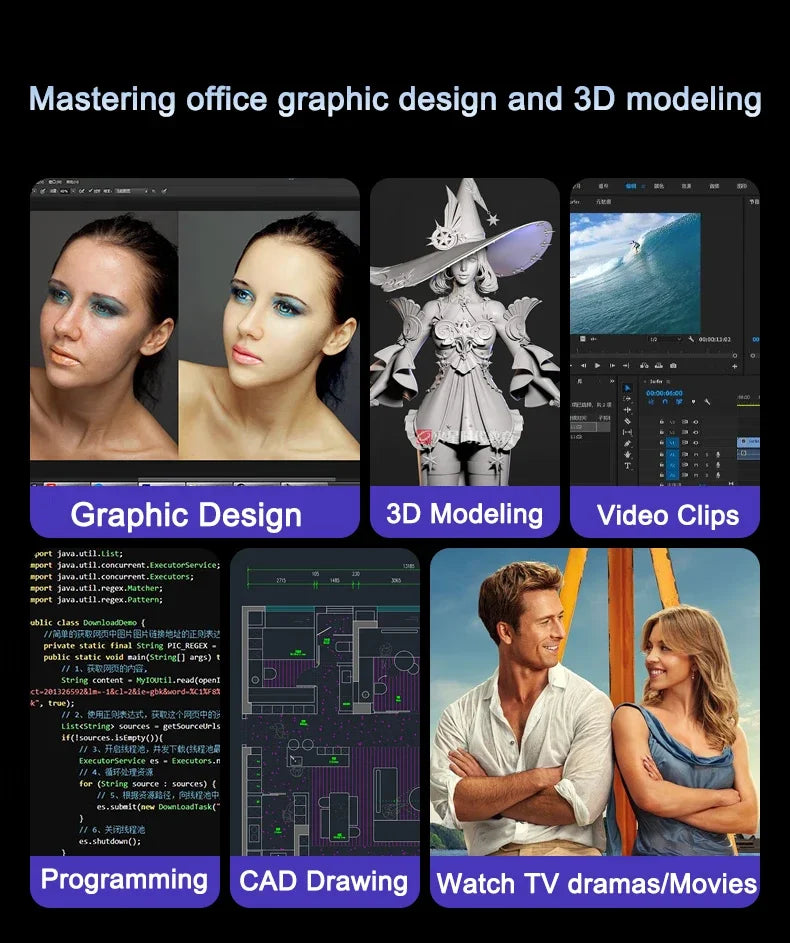 New 15.6" Inch Laptop Windows 11 Pro N5095 1920x1080 32GB+2048 GB Backlit Keyboard Portable Office Entertainment Laptop