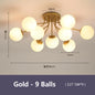 Nordic Milk White Glass Chandel Ceiling Lights for Living Room Bedroom LED Chandelier Kitchen Light Black Lighting Light Fixture