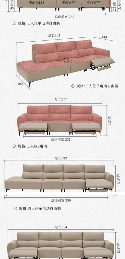 Recliner Love Seat Living Room Sofas Sectional Modern Luxury Room Decor Outdoor Sofa Multifunctional Muebles Library Furniture