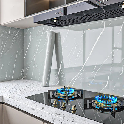 40cm Width Marble Self Adhesive Wallpaper Vinyl Wall Stickers Waterproof Contact Paper For Kitchen Decorative Film Home Decor