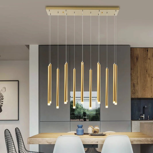 Modern Minimalist Led Dining Room Chandelier Nordic Luxury Living Room Lights Kitchen Island Dining Table Decorative Lamps