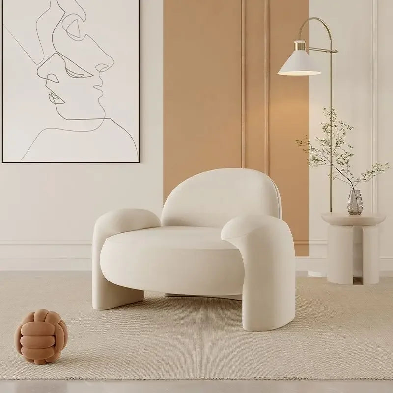 Living Room Single Sofa Balcony Leisure Chair Bedroom Sofa Chair Business Office Reception Hall Negotiation Sofas Chairs