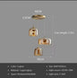 Glass LED Pendant Light for Kitchen, Restaurant, Hanging Lamp, Modern Bedroom, Bedside Shop Decoration, Ceiling Chandeliers, Lustres Decor