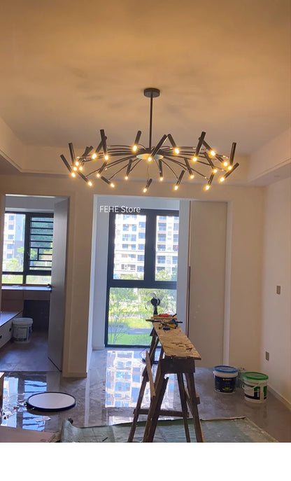 Living room lamp, new light luxury bedroom chandelier Nordic lamps modern minimalist atmosphere For home dining room Lights