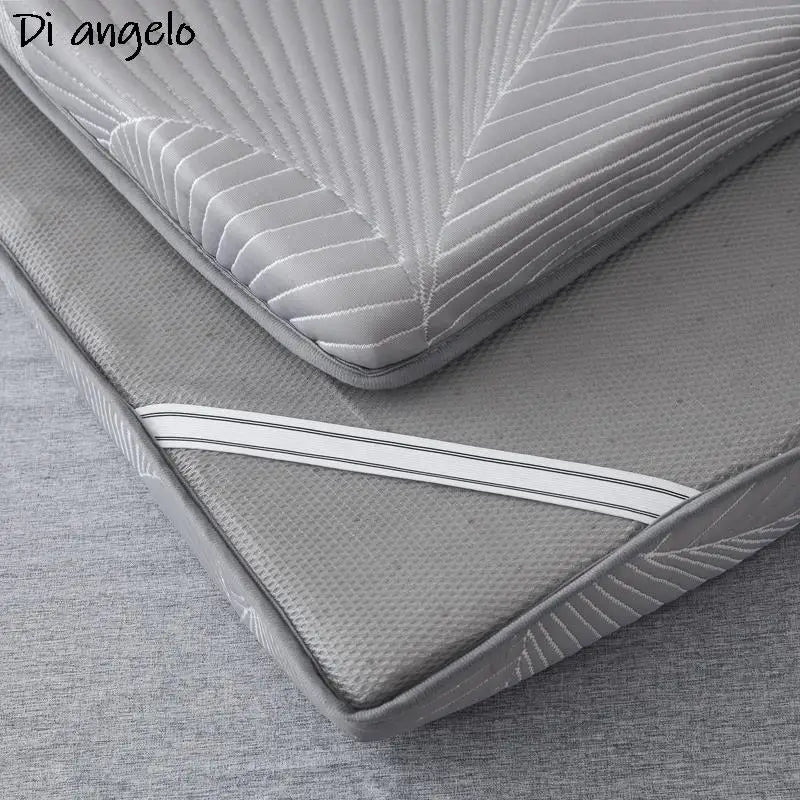 Elastic Stereoscopic Latex Mattress, Cushion, Home, Double, Foldable, Comfortable, Tatami Mat, Sleeping Pad, Soft Mattress, # SW