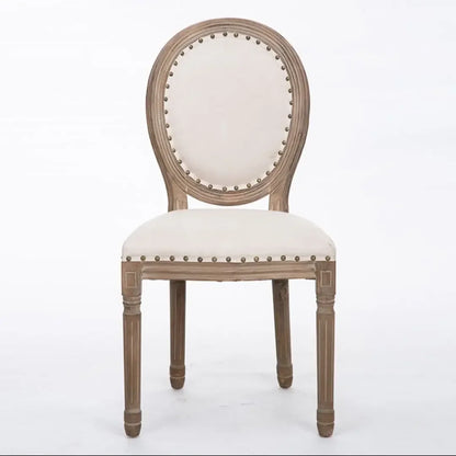 Retro Rattan Dining Chair Solid Wood French Chair Mobile Cafe Floor Modern American Country Leisure Chairs Home Furnitures