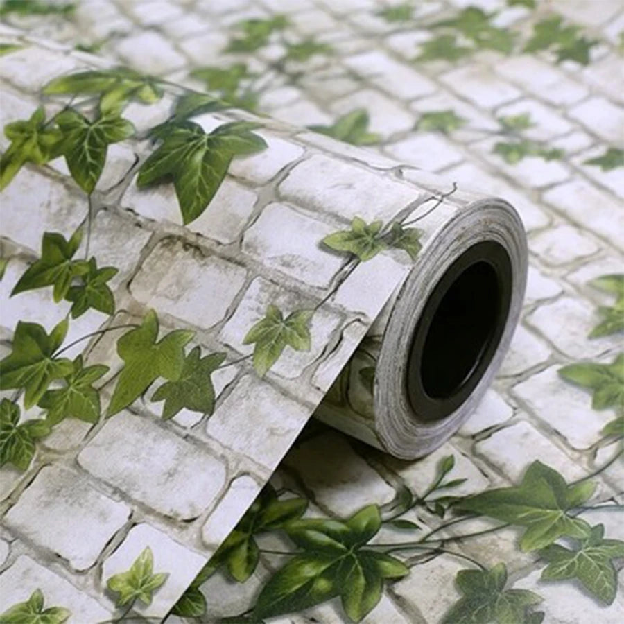 Red Brick Moisture-Proof Waterproof Renovation Sticker PVC Self-Adhesive Room Decoration Bedroom Study Background Wall Wallpaper