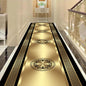 Golden Luxury Long Corridor Carpet Large Area Passageway Non-slip Rugs Washable Porch Entry Doormat Living Room Decoration Mats