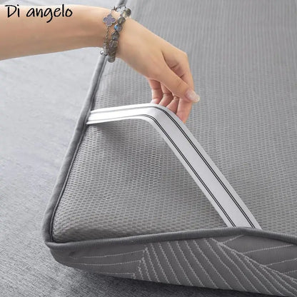 Elastic Stereoscopic Latex Mattress, Cushion, Home, Double, Foldable, Comfortable, Tatami Mat, Sleeping Pad, Soft Mattress, # SW