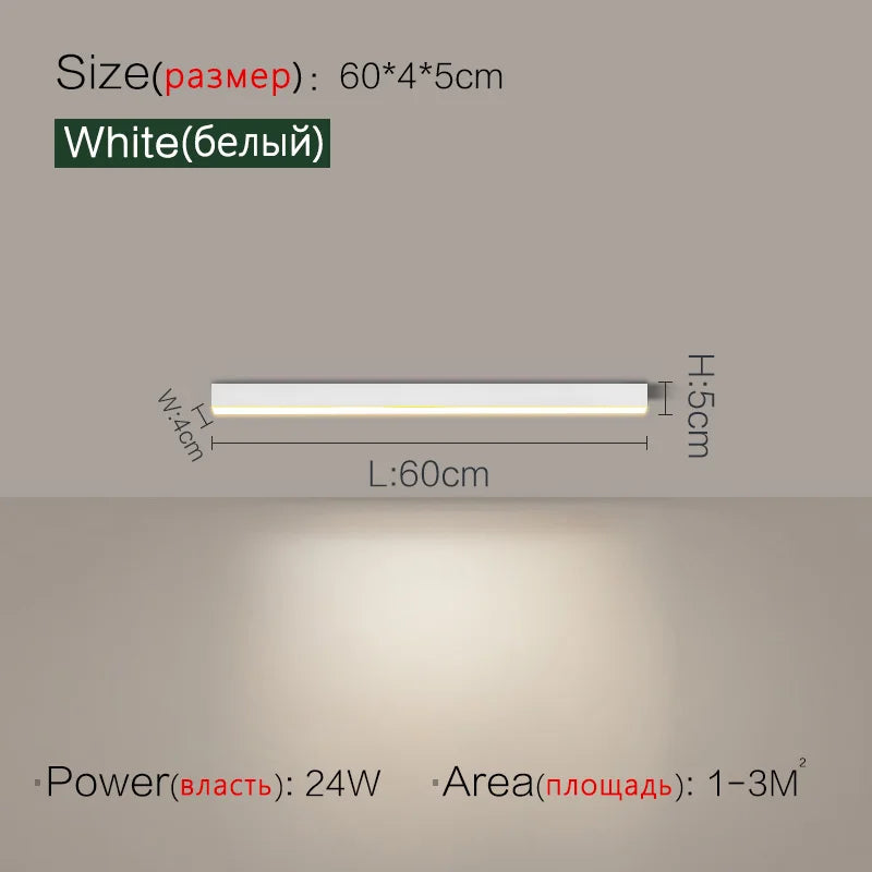 Ceiling lamps for kitchen, living room, ceiling lights led bedroom, dining room, Nordic modern aisle, balcony strip light