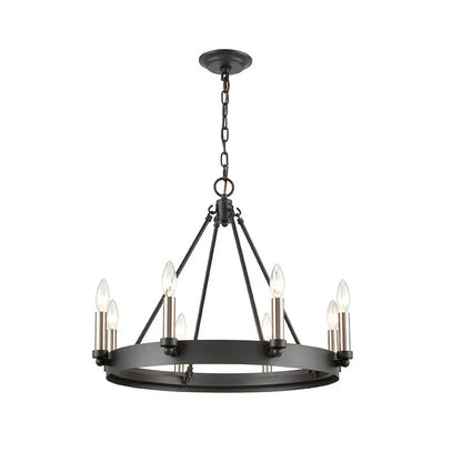 Industrial Vintage Black Chandelier For Kitchen Bedroom Living Room Indoor  Lighting Retro Wrought Iron Antique Pendant Lights
