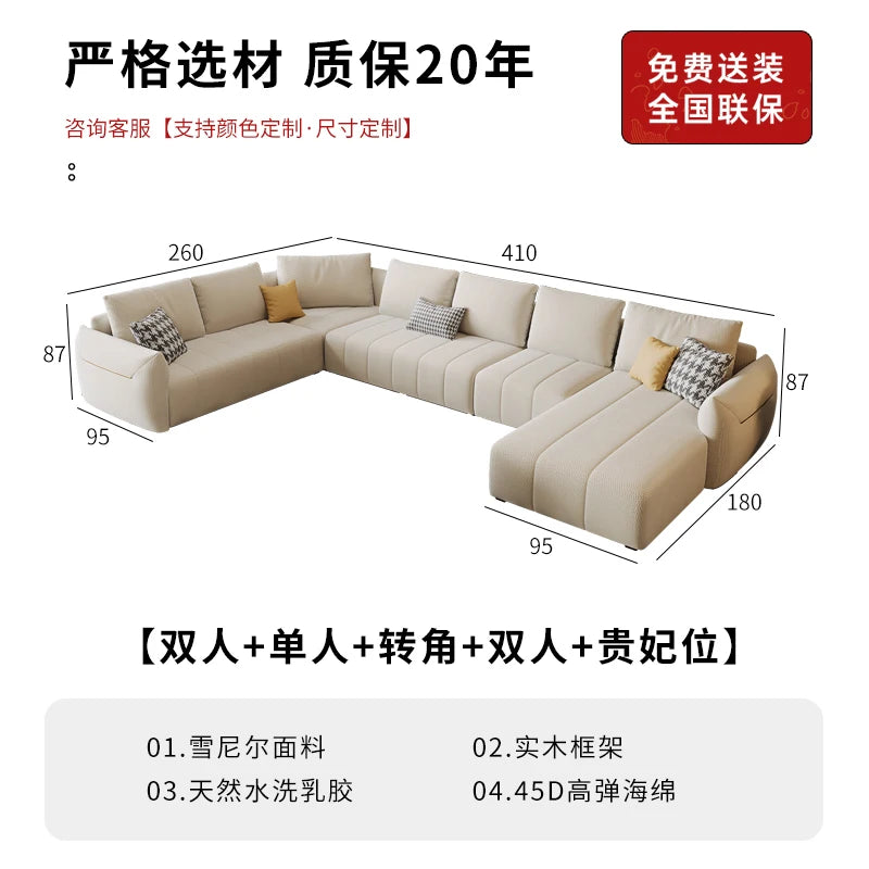 Corner Nordic Living Room Sofas Modern Floor Lounge White Outdoor Sofa Designer Love Seat Sectional Divano Trendy Furniture