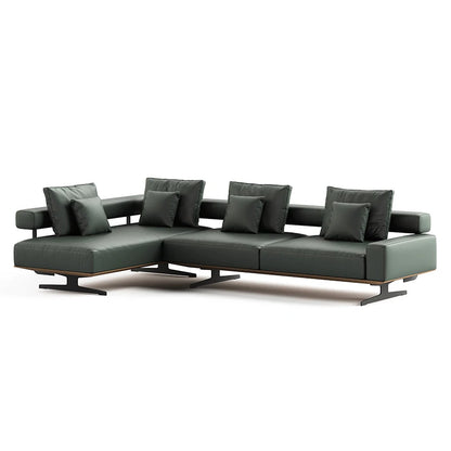 Living Room Furniture Recliner Feather Leather Sofa Sets Sectional Sofa Set