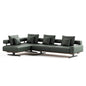 Living Room Furniture Recliner Feather Leather Sofa Sets Sectional Sofa Set