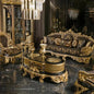 For Antique Baroque Style Luxury Sofa Set for Living Room, Classic Royal Design Furniture for Home