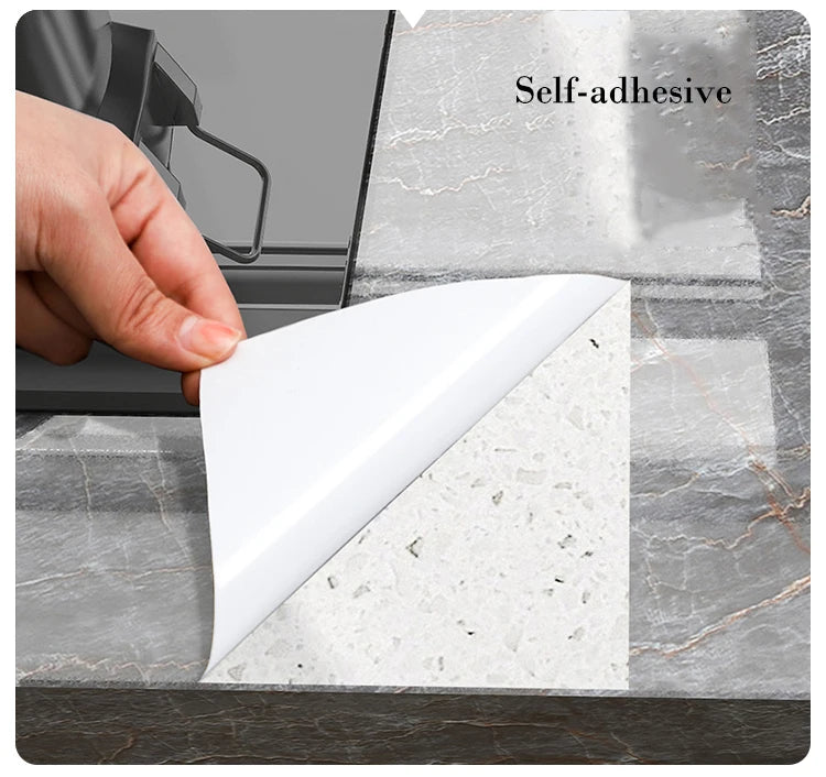 40cm Oil Fume Patch Kitchen Cabinet Storage Fire Resistance Waterproof Wall Stickers Thermal Insulation Self-adhesive Wallpaper