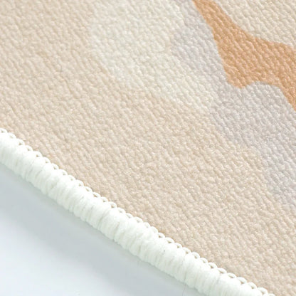 Modern Style Bedroom Decor Round Carpet Light Luxury Carpets for Living Room Washable Bedside Floor Mat Anti-slip Study Soft Rug