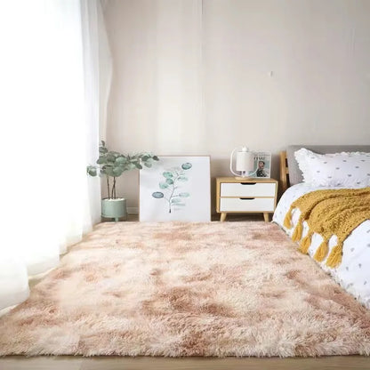 Pink Kids Carpet For Girls Bedroom Decoration Nordic large Living Room's Rugs Fluffy Hall Carpets Soft Plush Nursery Play Mats