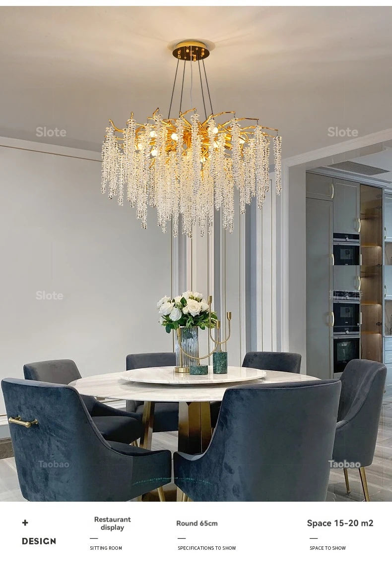 Silver Round Crystal Ceiling Chandelier Light For Bedroom Living Room Dining Kitchen Chrome K9 Crystal Ceiling Light Chandelier