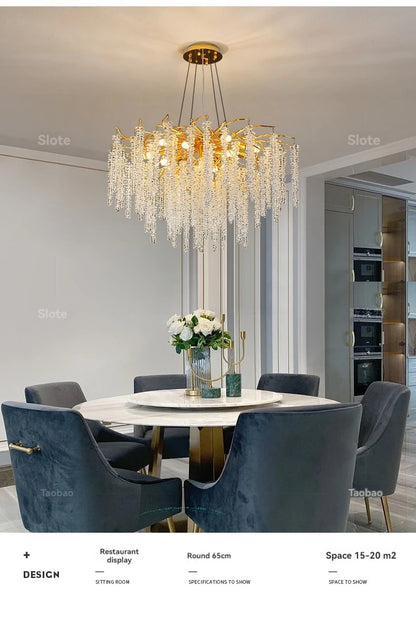 Silver Round Crystal Ceiling Chandelier Light For Bedroom Living Room Dining Kitchen Chrome K9 Crystal Ceiling Light Chandelier
