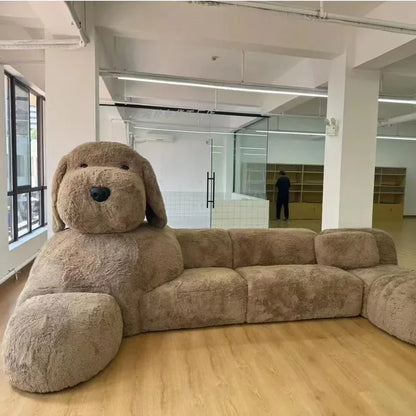 Brown Large Wood Sofas Filler Waterproof Design Lazy Lounges Puffs Couch Salon Recliner Luxury Woonkamerbanken Furniture Home