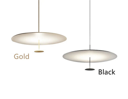 Minimalist Pendant Lights Gold Black Suspension Luminaire Hanging Lamp for Living Room Ring Lights