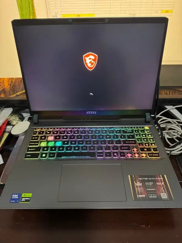 2025 MSI Vector 16 HX AI Gaming Laptop 16 Inch 2.5K 240Hz IPS Screen Netbook Ultra 9-275HX 32GB 1TB RTX5070Ti Netbook Computer