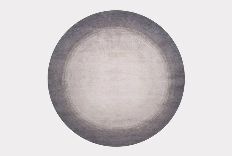Modern Style Bedroom Decor Round Carpet Light Luxury Carpets for Living Room Washable Bedside Floor Mat Anti-slip Study Soft Rug