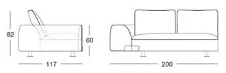 Italian High Quality Leather Modular Couch Luxury Lounge Corner Sofa Sets for Home Living Room Modern Sectional Sofa Furniture